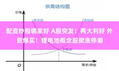 配资炒股哪家好 A股突发！两大利好 外资爆买！锂电池概念股掀涨停潮